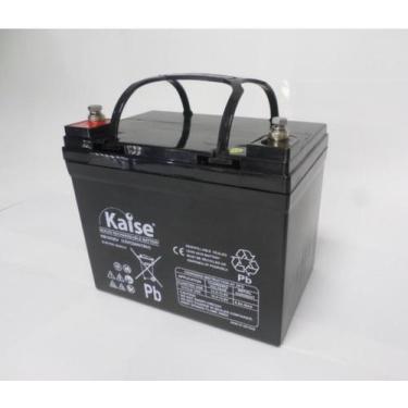 Imagem de Kit 2 Bateria 12v 33ah Ciclo Profundo VRLA para Cadeira Rodas, Scooter