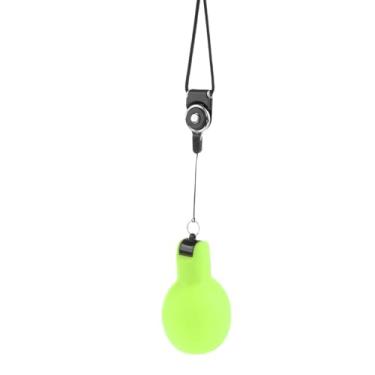 Imagem de Aymzbd Apito de aperto manual com cordão Apito esportivo portátil para trekking Futebol interno e externo, Verde