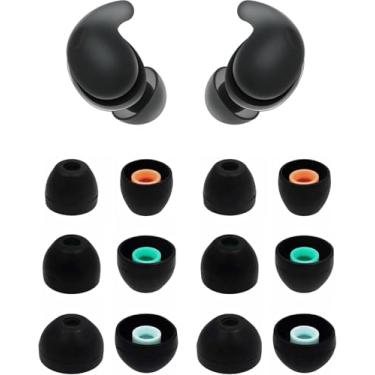 Imagem de ALXCD Fones de ouvido compatíveis com fones de ouvido Sony LinkBuds, P/M/G, 3 tamanhos, 6 pares de pontas auriculares de silicone macio, compatíveis com Sony LinkBuds, serve para 6 pares pretos