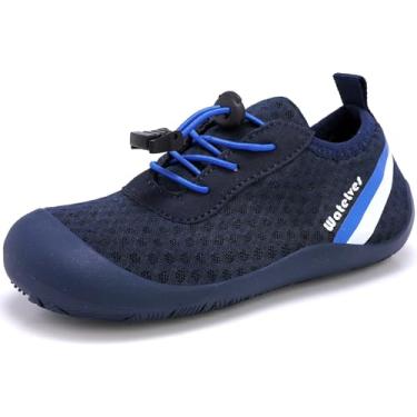 Imagem de WateLves Sapatos aquáticos infantis largos para crianças descalços tênis atléticos meninas meninos secagem rápida meias aquáticas para praia, caminhadas, natação, caiaque, acessórios esportivos