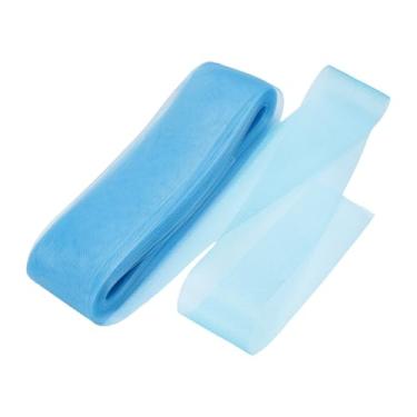 Imagem de HARFINGTON Trança de crina de cavalo rígida, 50 metros, 7,6 cm, acabamento macio de crina de cavalo para costura de desossada de poliéster, vestido de casamento, vestido de dança, corte modelador