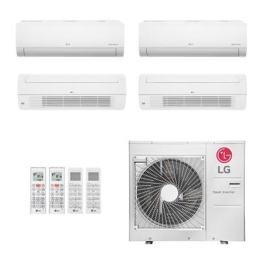 Imagem de Ar-Condicionado Multi Split Inverter LG 48.000 (2x Evap HW 9.000 + 2x Evap Cassete 1 Via 18.000) Quente/Frio 220V							