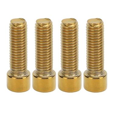 Imagem de Naroote Parafuso de Guidão M8x32 Mm, 4 Pedaços de Aço Inoxidável para Parafuso do Guidão para o para SR GT200 GT125 (Ouro)