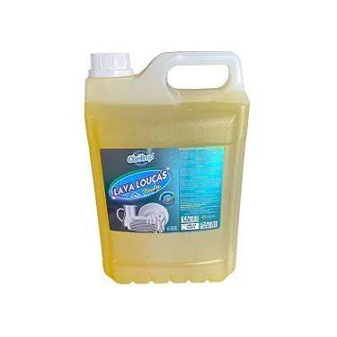 Imagem de Detergente louça neutro amarelo ou transparente clarilimp 5 litros, Am