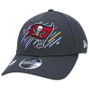 Imagem de Boné 9Forty Stretch Snap Tampa Bay Bucca Neers Crucial Catch Aba Curva Chumbo New Era Masculino-Masculino