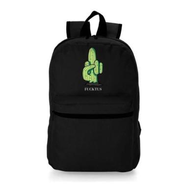 Imagem de Mochila Bolsa Reforçada Academia Estampada Fucktus - Bellvi, Preto