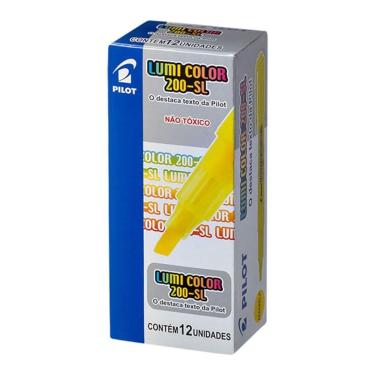 Imagem de Marca Texto Lumi Color 200-SL Amarelo Neon 12 Unidades - Pilot