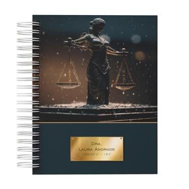 Imagem de Agenda Jurídica 2026 Direito Personalizada 8 Capas (CAPA 4)