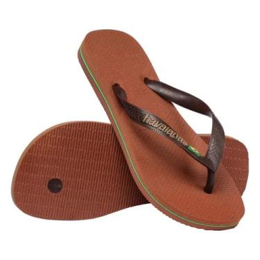 Imagem de Sandalia havaiana brasil logo fc - HAVAIANAS, Ferrugem, 41/42