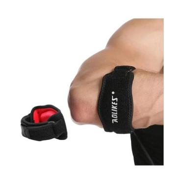 Imagem de Cinta de Suporte de Cotovelo Ajustável Aolikes - Para Basquete, Tênis 