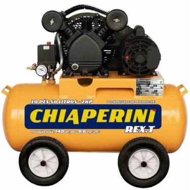 Imagem de Compressor de Ar M.Pressão Rex.T Mono 2HP 50L Chiaperini