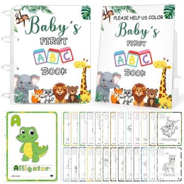 Imagem de Primeiro jogo de colorir Baby's First ABC, 26 unidades com alfabeto de
