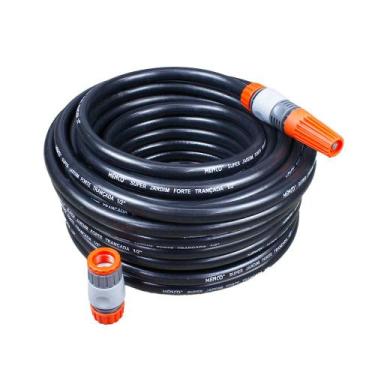 Imagem de Mangueira Jardinagem 50m 1/2 pol com Kit Esguicho Tramontina - Menco