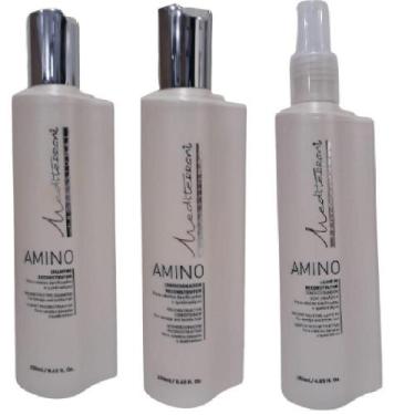 Imagem de Kit Mediterrani Amino Shampoo + Condicionador + Leave-In