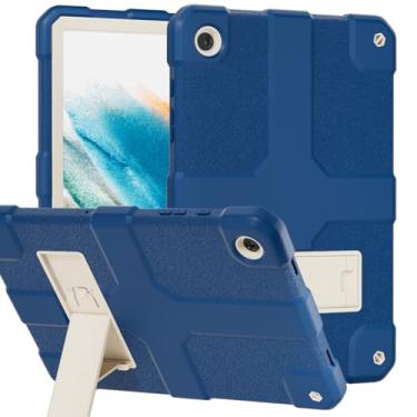 Imagem de Stweap Capa para Samsung Galaxy Tab A9+/A9 Plus 11 polegadas modelo 2024 (SM-X210/X216/X218), capa protetora resistente à prova de choque resistente de alto impacto (azul-misto)
