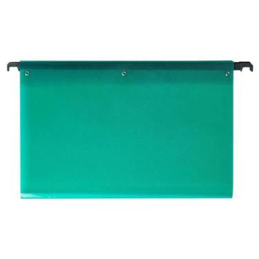 Imagem de Kit Com 20 Pastas Suspensas Plásticas Com Visor Documentos - Polycart,
