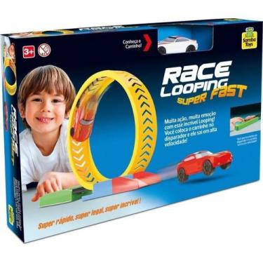 Imagem de Pista Race Looping Super Fast Brinquedo Carrinho Infantil - Samba Toys