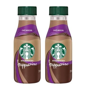 Imagem de Kit 2 Bebida Láctea Starbucks Frappuccino Café Mocha 280ml