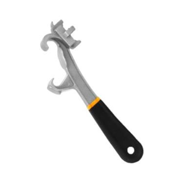 Imagem de Ｂｅｓｇａ Abridor de Balde, Removedor de Tampa de Lata, Chave de Barril de Liga de Alumínio, Chave de Rolha, Ferramenta de Remoção de Tampa de Balde para Constr