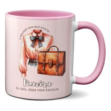 Imagem de Caneca Pioneira A Melhor Vida Que Existe Xícara Jeová (Rosa)