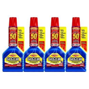 Imagem de Kit Tratamento Gasclean Luxcar 200 Ml - 4 Unidades