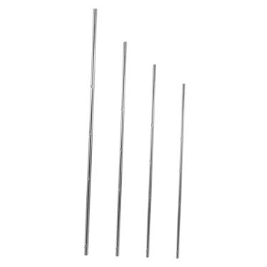 Imagem de Toyvian 4 peças de vara de pebolim para adultos, barras de metal de futebol de mesa para montagem fácil e substituição de aderência aprimorada para mesas de pebolim