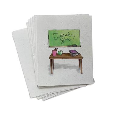 Imagem de Cartões de agradecimento escolar da Teacher's Desk – 24 cartões com envelopes