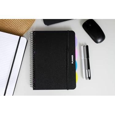 Imagem de Confetti - Agenda Planner Semanal Metalico Splash Preto