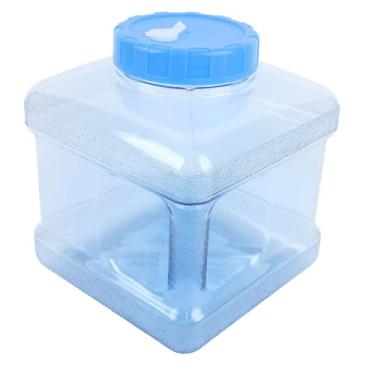 Imagem de aqxreight Garrafa de Substituição Destilada do Coletor Destilador Recipiente da água 5L para a Beleza Home Com Material Dos PP Resistente Ao Calor até 100 ℃ Rachadura (Azul)
