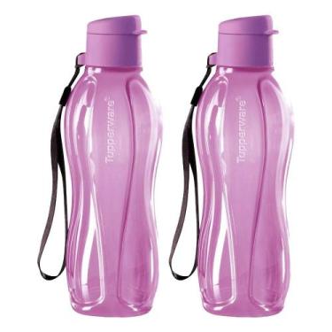 Imagem de Kit 2 Garrafas de Água Tupperware Eco Tupper Lilás 500ml