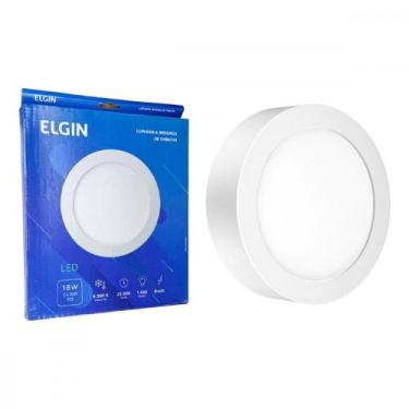 Imagem de Plafon Led Embutir Elgin Redondo 18W. 1440Lm. 6500K. Bivolt Branco