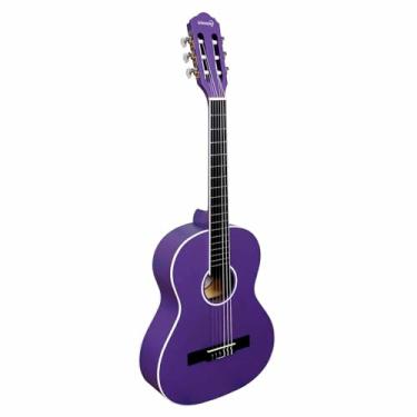 Imagem de Violão Eletroacústico Infantil Giannini Start N6 P/Canhoto (Purple Satin)