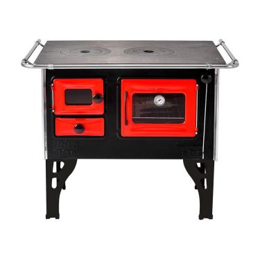 Imagem de Fogão a Lenha Lado Direito Prime N 2 Vermelho Hidro