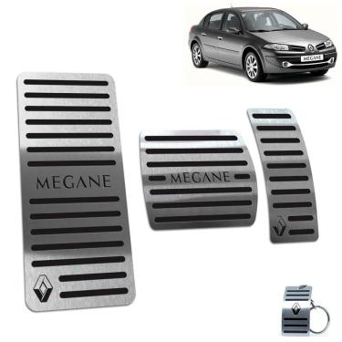 Imagem de Pedaleira Com Descanso Megane 2006 A 2011 Automático Preto