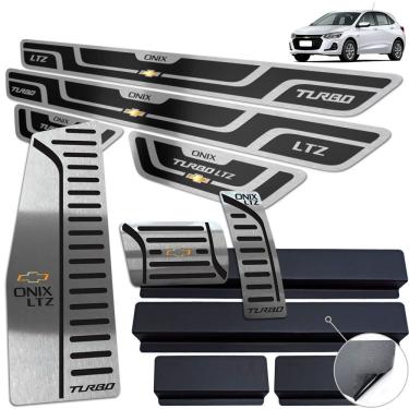 Imagem de Descanso Pedaleira Automátic Soleira Preto Onix Turbo LTZ 20