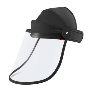 Imagem de Aymzbd Protetor Facial, para Homens E Mulheres, Viseira Transparente, Proteção Facial Completa, Proteção Contra Respingos para Capina, para Cozinha, para, Preto