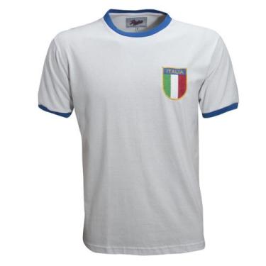 Imagem de Camisa Itália 1960 Liga Retrô  Branca GGG, Branco, GGG
