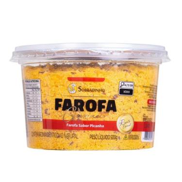 Imagem de Farofa Gourmet Sobradinho 500gr - Sabor Picanha