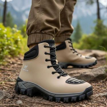Imagem de Bota Coturno Adventure Masculino Militar Impermeável Tratorado Confort