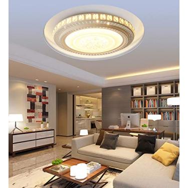 Imagem de Luminária de teto requintada para quarto Luminária de teto geométrica romântica Luminária pendente minimalista Luminária regulável com 3 luzes coloridas Lustre para sala de estar