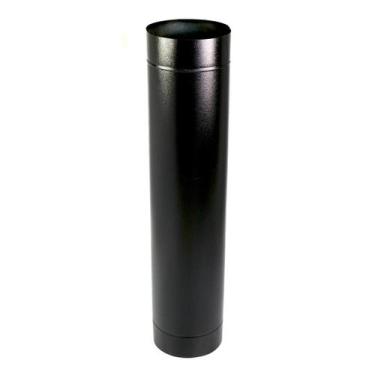 Imagem de Duto 11 Polegadas Preto Chaminé Forno Churrasqueira Lareira - INOX LAU