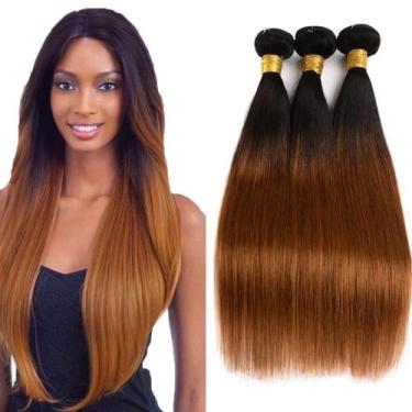 Imagem de Pacotes de cabelo Fridnae B130 Ombre Straight Brazilian 8A 26-30 poleg