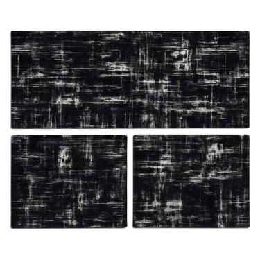 Imagem de Kit Passadeira Tapete Cozinha 3 Peças Antiderrapante Decorativo Confor