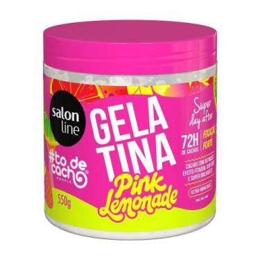 Imagem de Gelatina Capilar Salon Line Tô de Cachos Pink Lemonade 550g