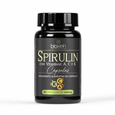 Imagem de Spirulin com Vitaminas A, C e K - 60 Cápsulas - Bioklein-Masculino