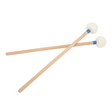 Imagem de ZJchao Malhos de Xilofone, Marimba Marimba 2 Peças Marretas de Tímpanos Punho de Madeira Conjunto de Acessórios de Instrumento Antiderrapante para Jogar (Azul)