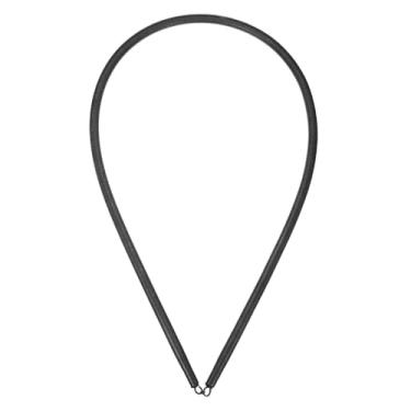 Imagem de HARFINGTON Dobrador de tubo de mola de PVC 15,7 mm OD 1500 mm de comprimento tipo A mola de dobra de tubo para dispositivos de dobra de tubos em energia hidráulica doméstica, preto