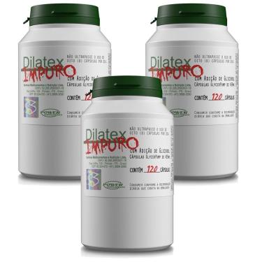 Imagem de Kit 3X Dilatex Impuro - 120 Cápsulas - Power Supplements-Masculino