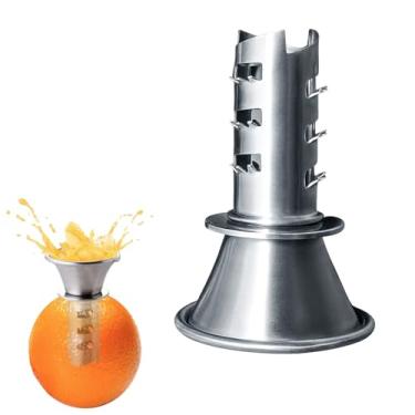 Imagem de Mini espremedor de limão de aço inoxidável 304 – espremedor manual, espremedor de frutas cítricas para laranja pequeno, espremedor de limão durável para piquenique de viagem