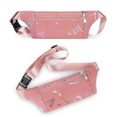 Imagem de Pochete feminina com alça ajustável para viagem casual, corrida, caminhada, ciclismo, Estilo A